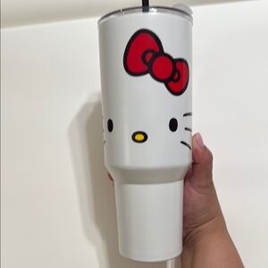 Hello Kitty White Travel Tumbler